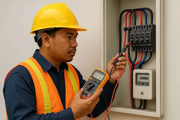 Electrical SLO certificate processing service